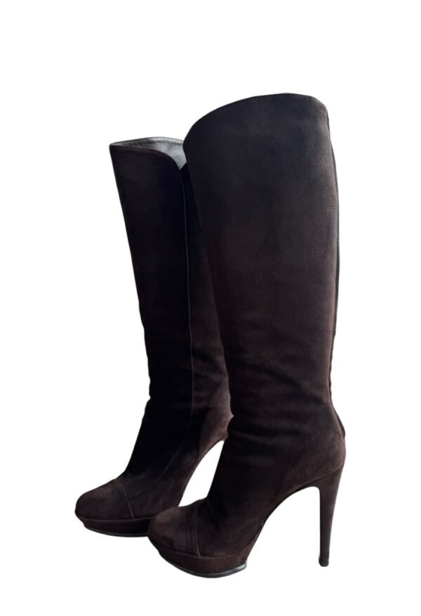 PRADA MEXICO - BROWN HIGH BOOTS - Image 9